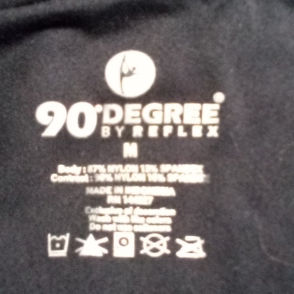 90 Degree By Reflex Women's High Waist Power Flex Yoga Shorts Tummy Control 2pk - Picture 7 of 10